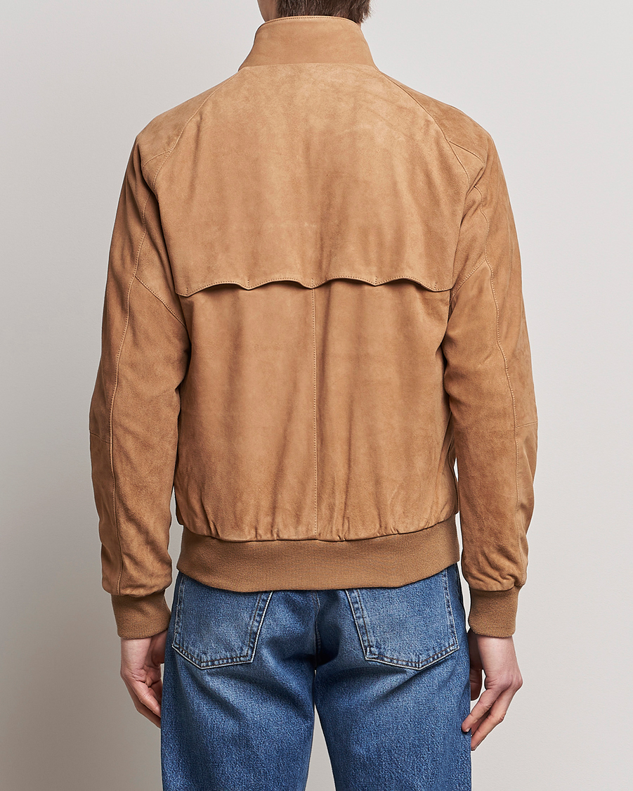 Men | Coats & Jackets | Baracuta | G9 Suede Jacket Tobacco
