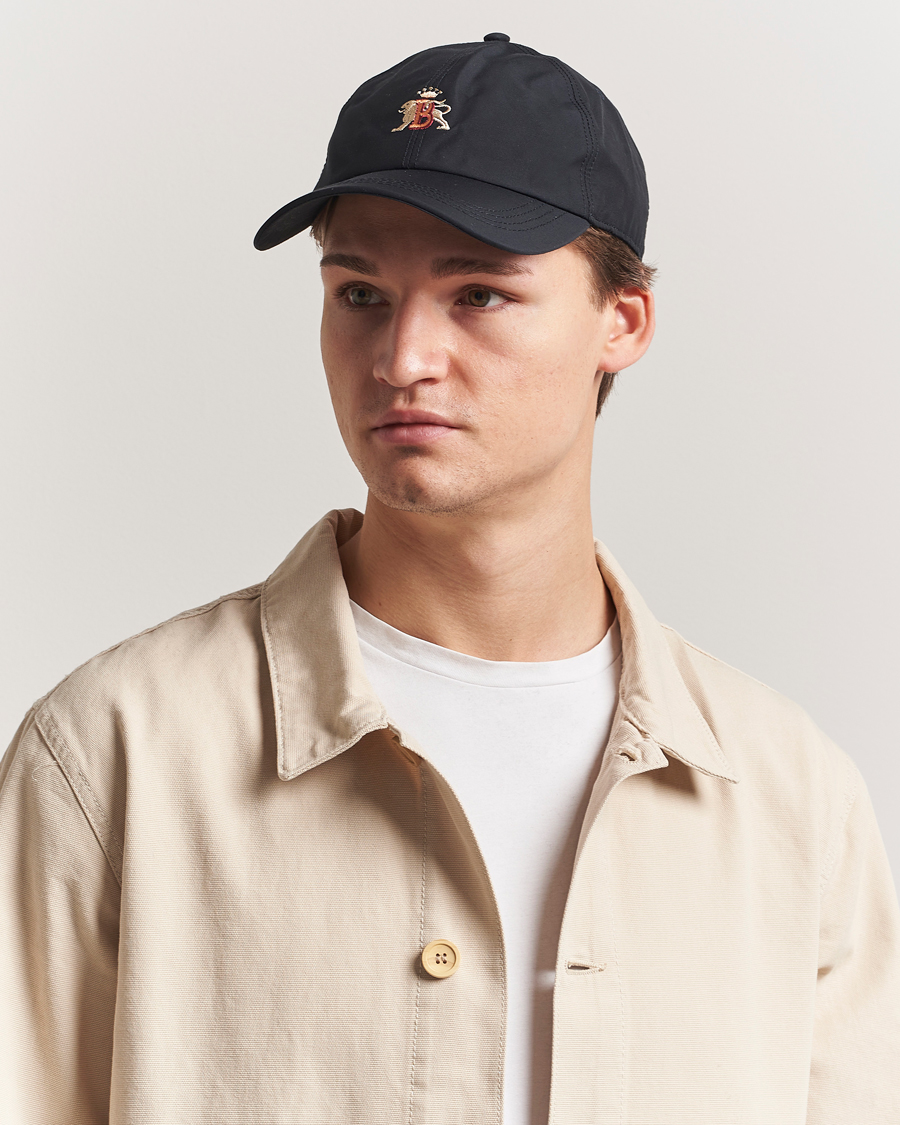 Men | Hats & Caps | Baracuta | Cloth Baseball Cap Dark Navy