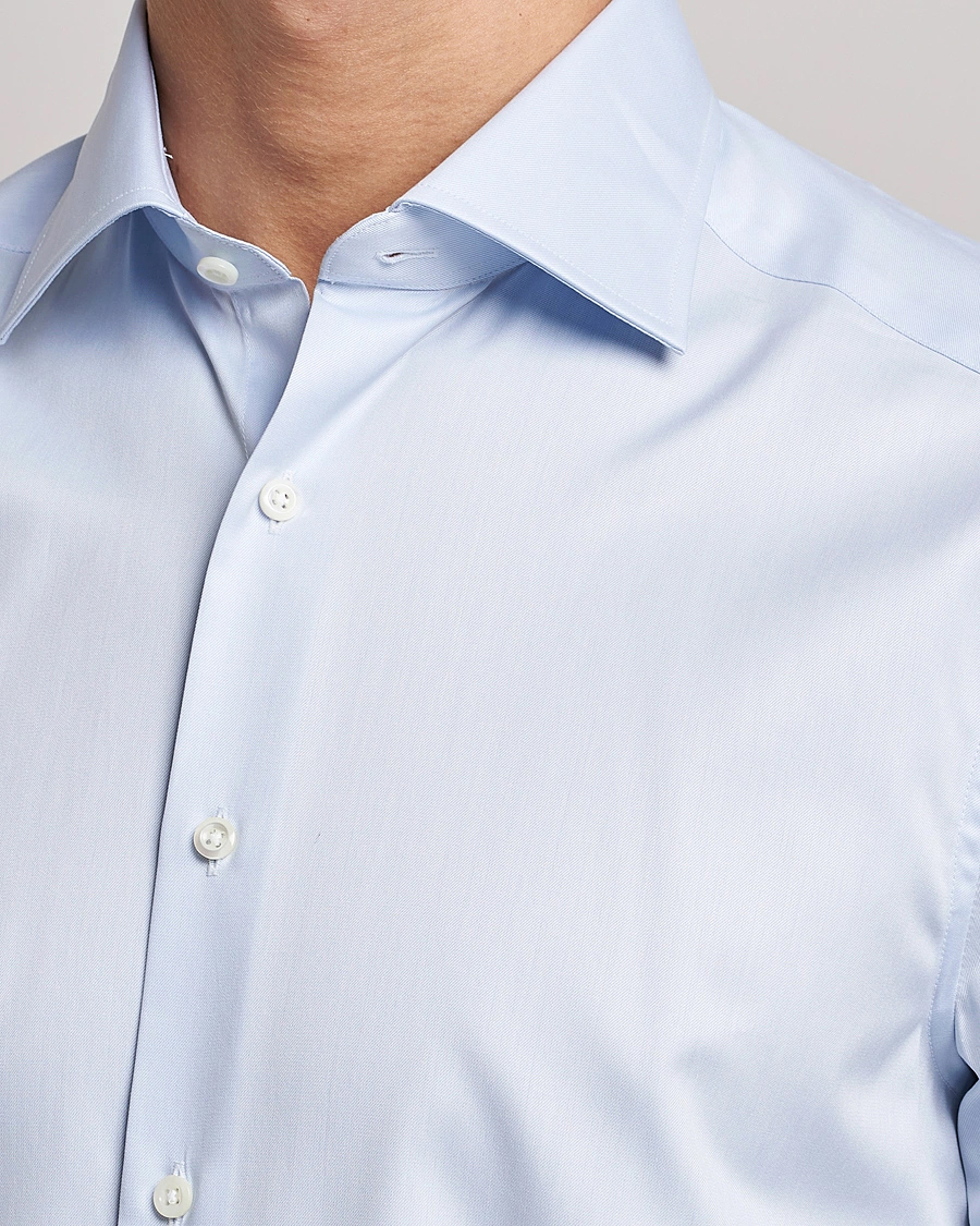 Men | Shirts | Stenströms | Slimline X-Long Sleeve Shirt Light Blue