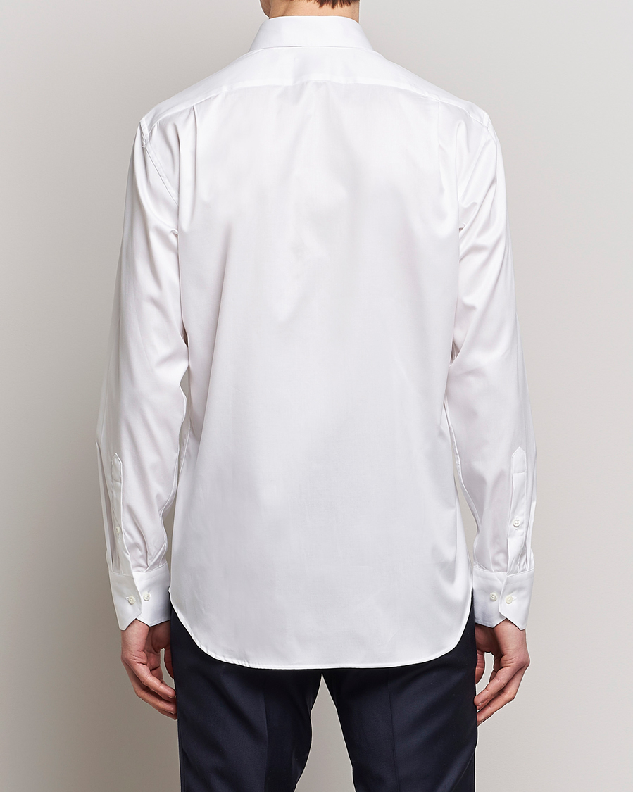 Men | Shirts | Stenströms | Slimline Twofold Stretch Shirt White