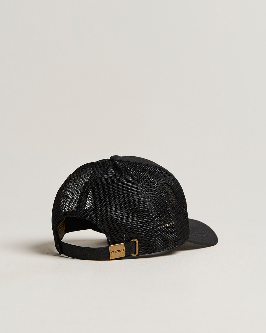 Men | Hats & Caps | Filson | Logger Mesh Cap Black