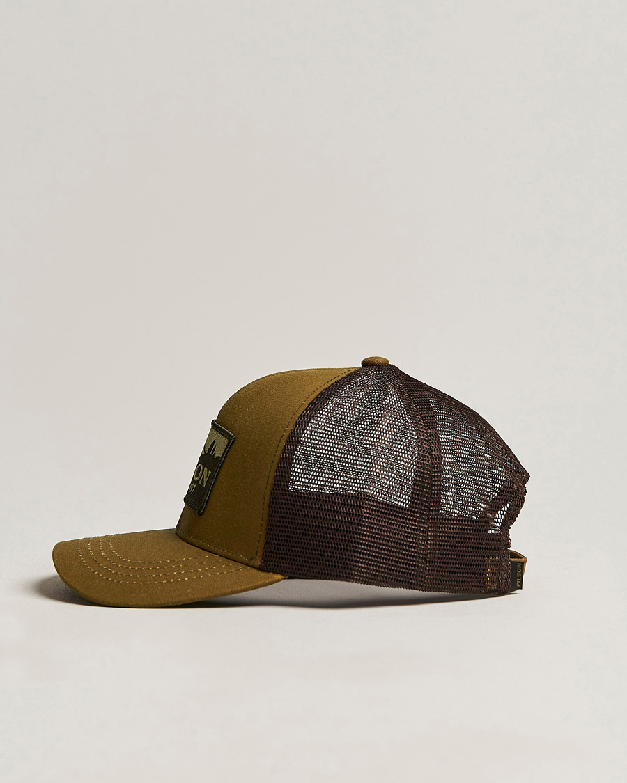 Men | Hats & Caps | Filson | Logger Mesh Cap Dark Tan