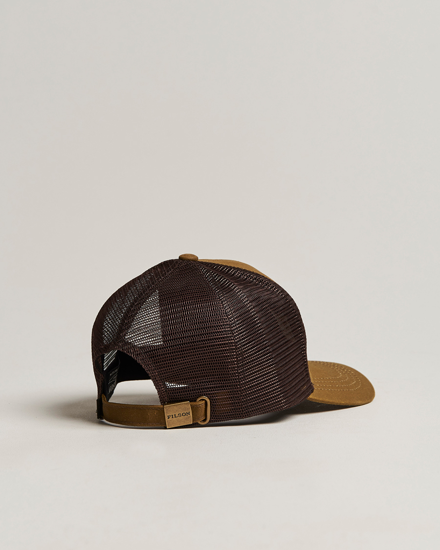 Men | Hats & Caps | Filson | Logger Mesh Cap Dark Tan
