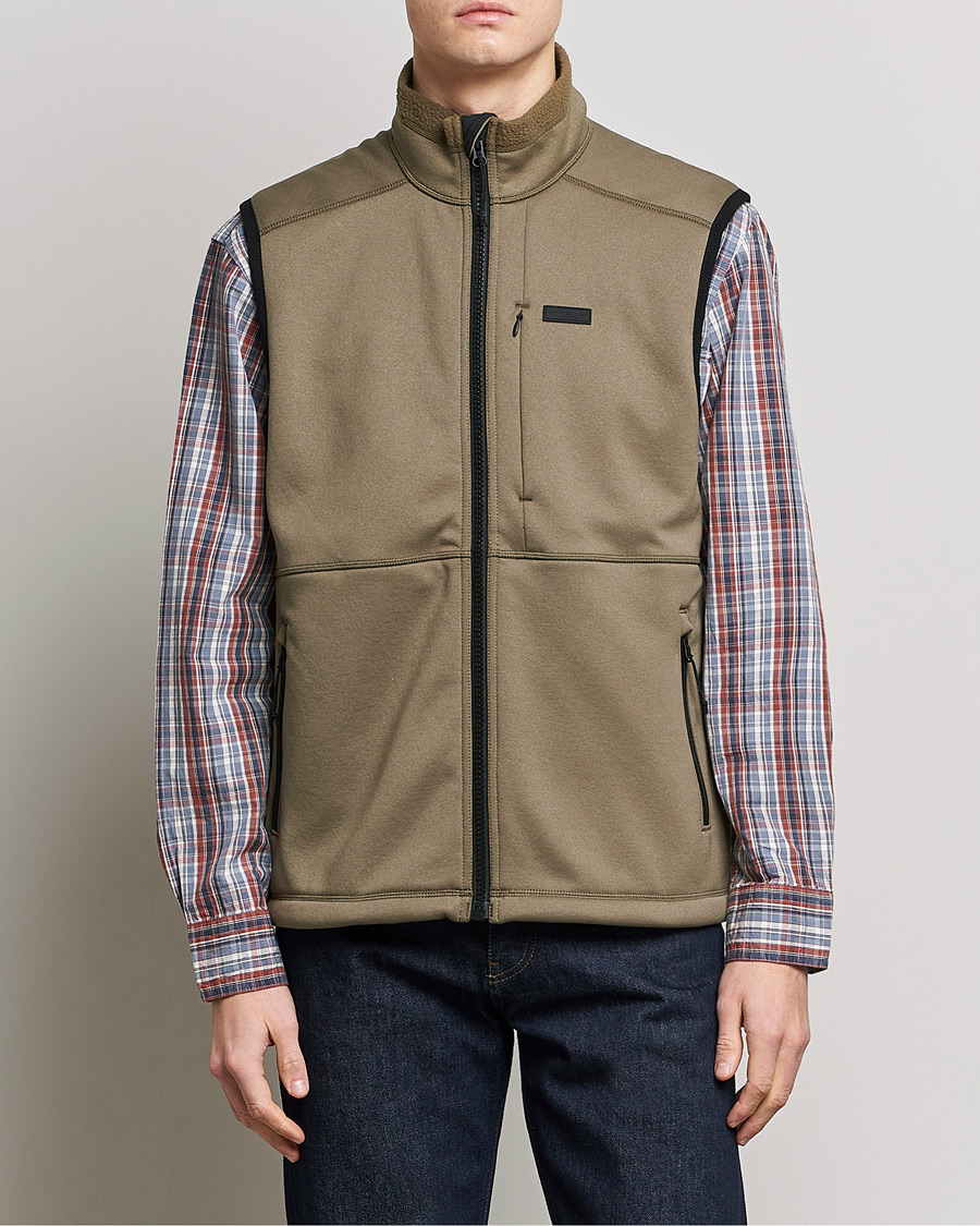 Men | Gilets | Filson | Granite Ridge Fleece Vest Field Olive