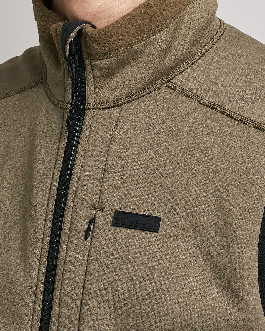 Men | Gilets | Filson | Granite Ridge Fleece Vest Field Olive