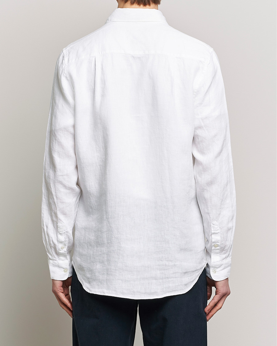 Men | Shirts | A Day's March | Abu Linen Shirt White