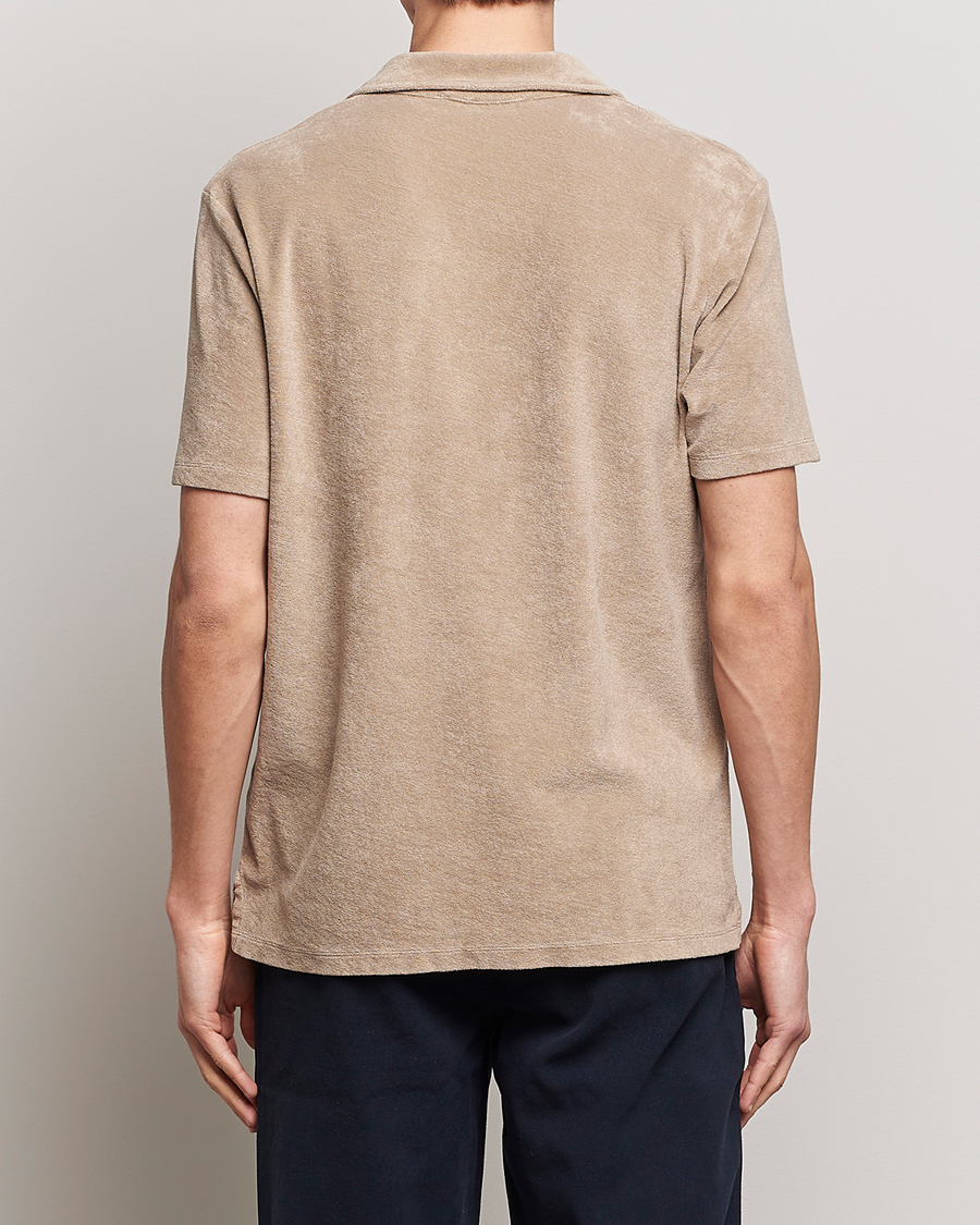 Men | Polo Shirts | A Day's March | Terry Polo Khaki