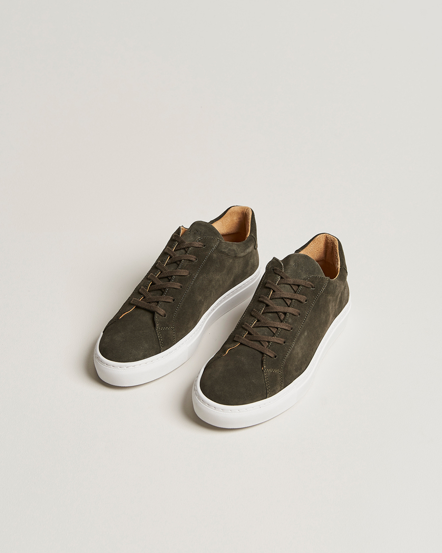 Men | A Day's March Marching Suede Sneaker Dark Olive | A Day's March | Marching Suede Sneaker Dark Olive