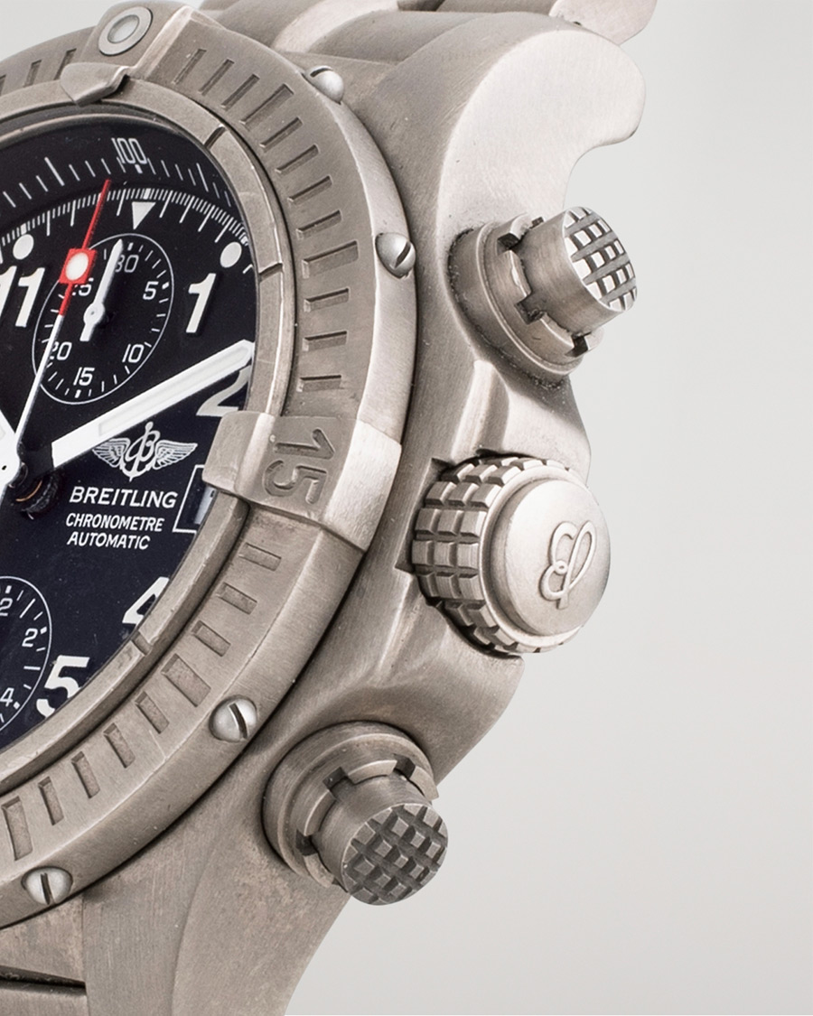 Men | Breitling Pre-Owned Avenger Steel Black | Breitling Pre-Owned | Avenger Steel Black