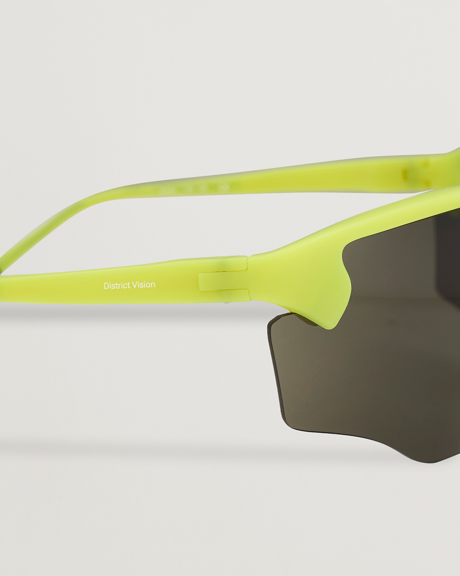 Men | Sunglasses | District Vision | Junya Racer Electric Green