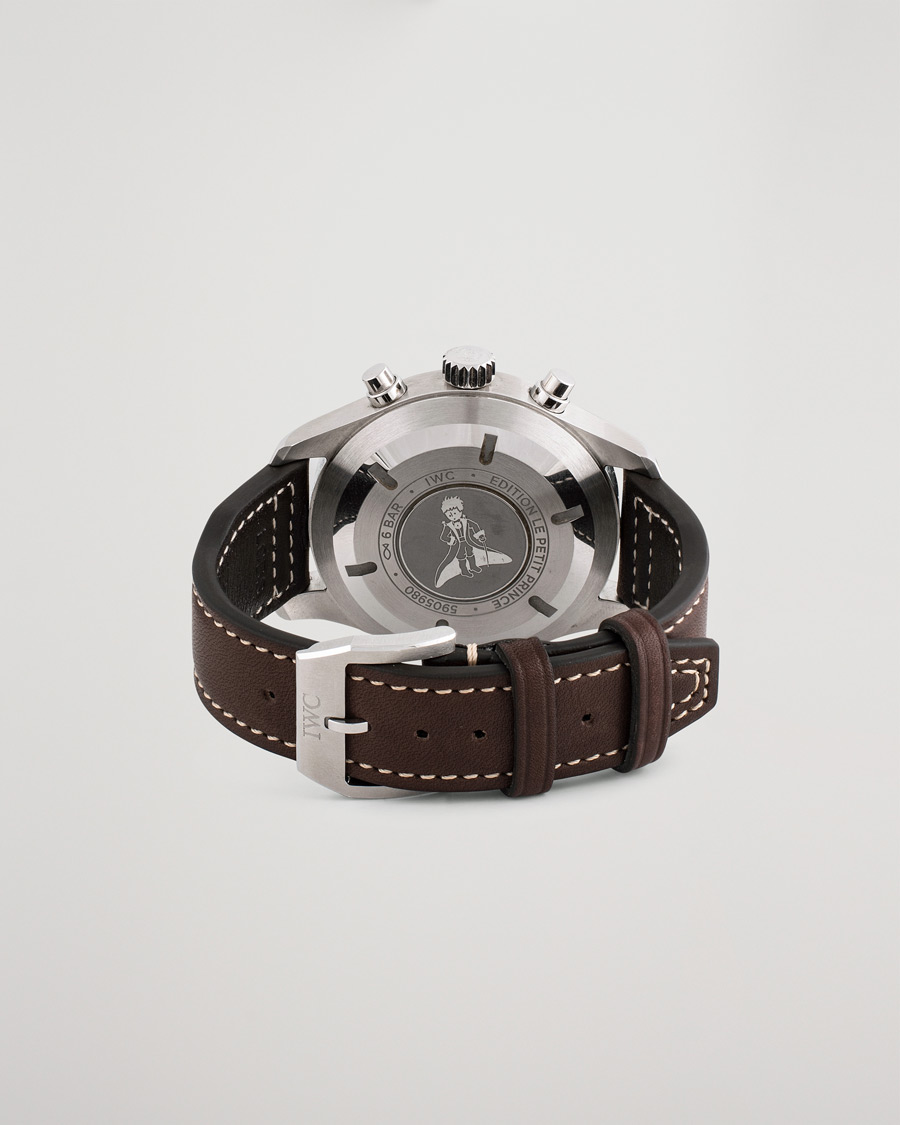 Men | Pre-Owned & Vintage Watches | IWC Pre-Owned | Le Petit Prince Chronograph IW377714 Steel Blue