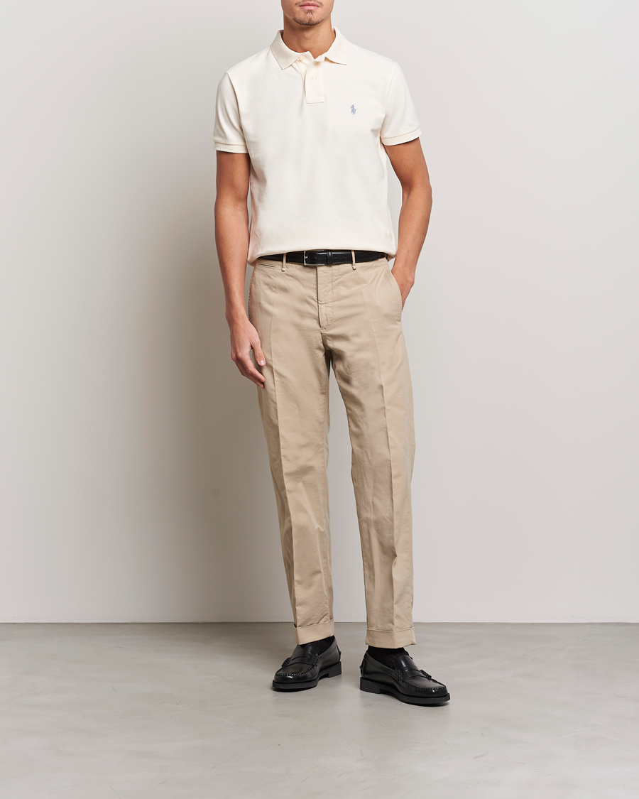 Men | Polo Shirts | Polo Ralph Lauren | Custom Slim Fit Polo Guide Cream