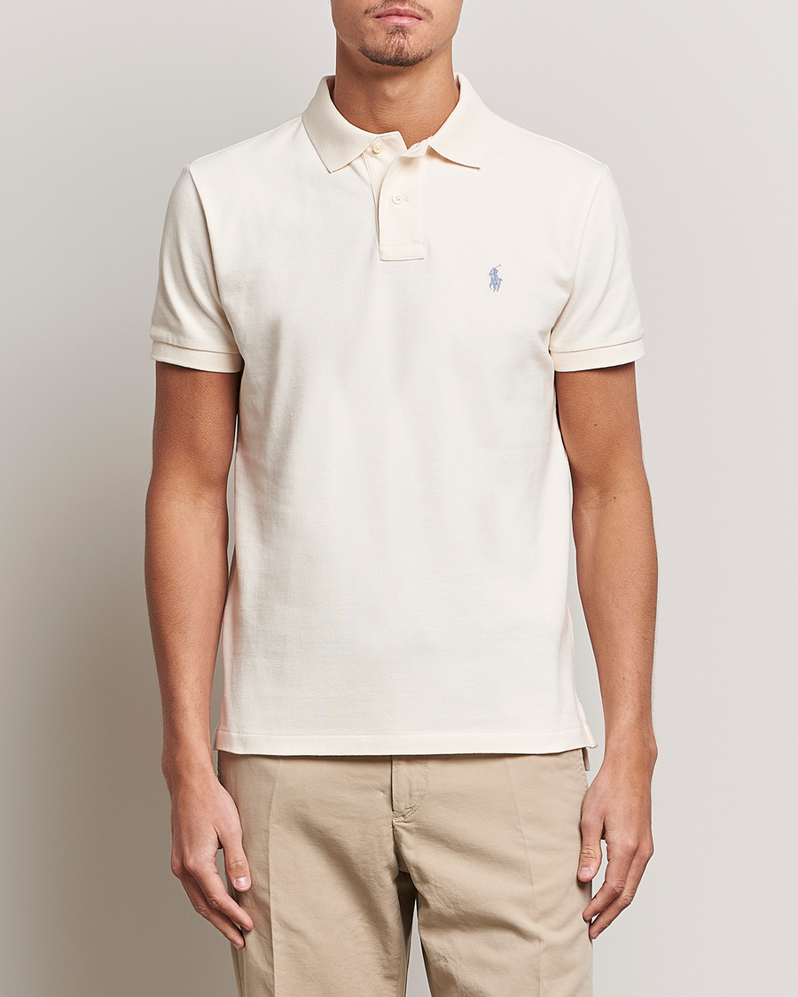 Men | Polo Shirts | Polo Ralph Lauren | Custom Slim Fit Polo Guide Cream
