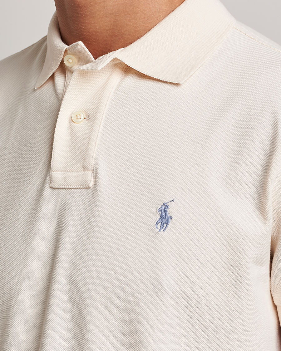 Men | Polo Shirts | Polo Ralph Lauren | Custom Slim Fit Polo Guide Cream