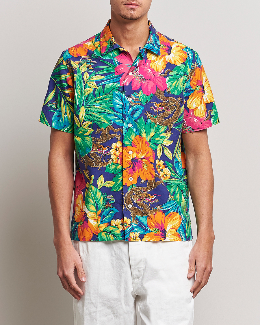 Men | Shirts | Polo Ralph Lauren | Printed Flower Short Sleeve Shirt Tropical