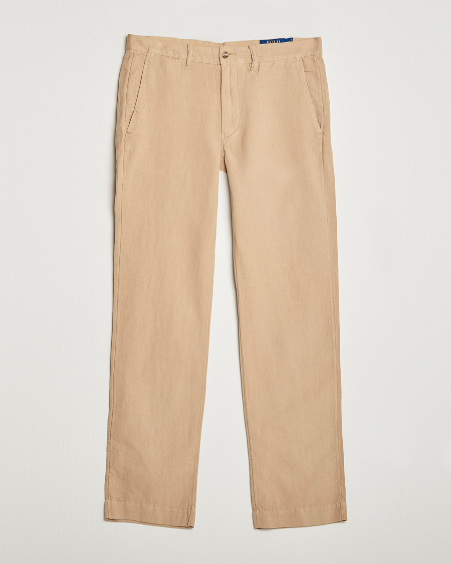 Men | Trousers | Polo Ralph Lauren | Cotton/Linen Bedford Chinos Vintage Khaki