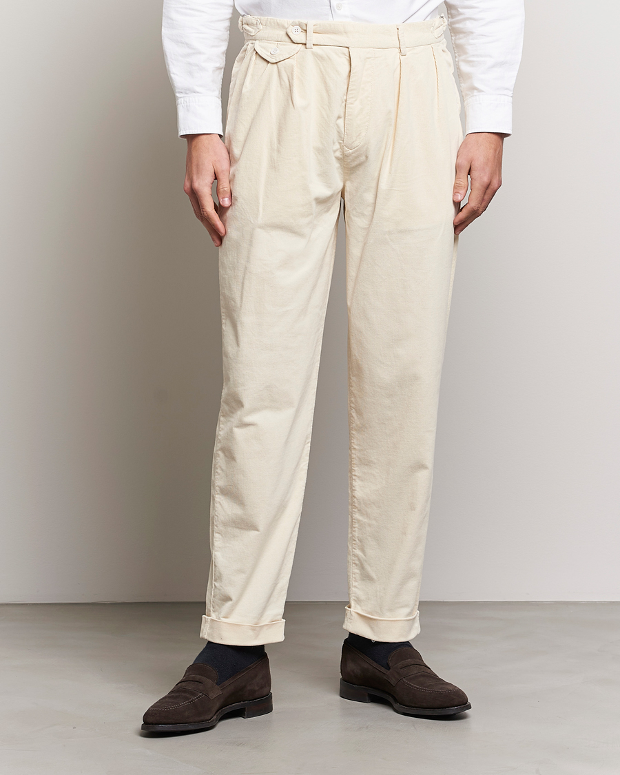 Men | Trousers | Polo Ralph Lauren | Corduroy Tennis Trousers Guide Cream