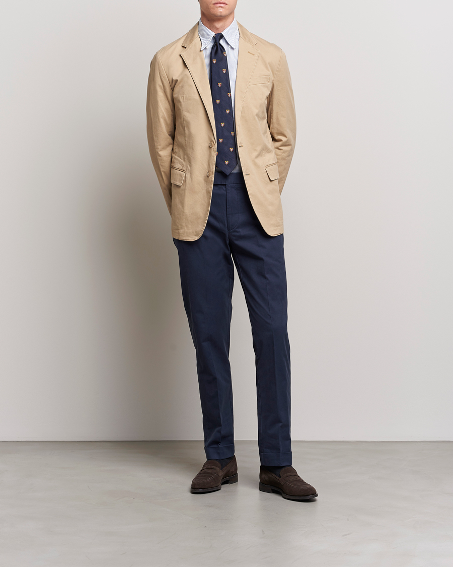 Men | Blazers | Polo Ralph Lauren | Cotton Stretch Sportcoat Monument Tan