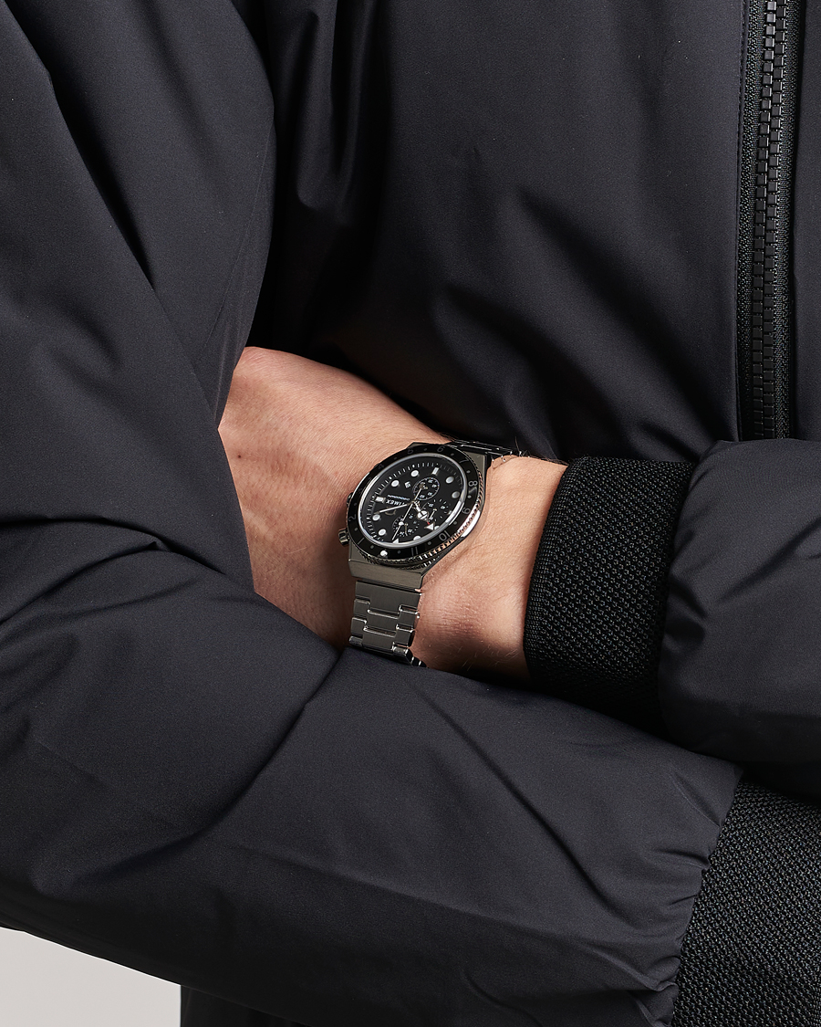 Men | Timex Time Zone Chronograph 40mm Black Dial | Timex | Time Zone Chronograph 40mm Black Dial