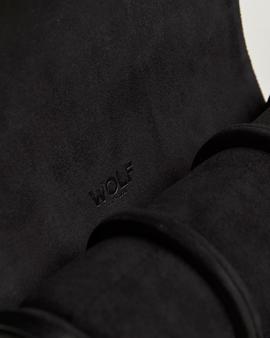 Men | Watch & Jewellery Boxes | WOLF | Triple Watch Roll Black
