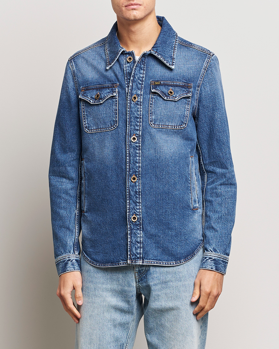Men | Coats & Jackets | Tiger of Sweden | Get Jeans Jacket Light Blue