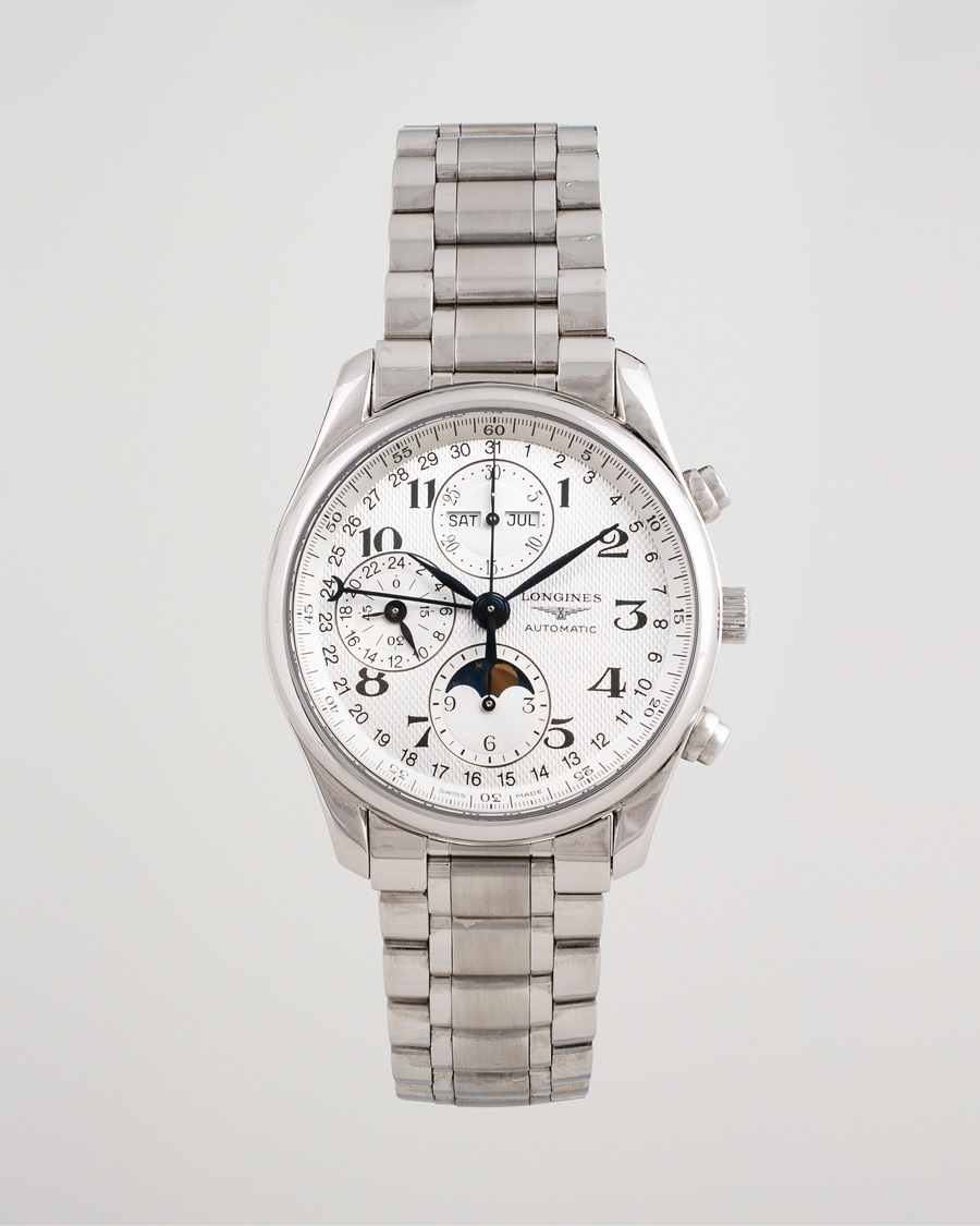 Men | Pre-Owned & Vintage Watches | Longines Pre-Owned | Master Collection L2.673.4.03.6 Steel White