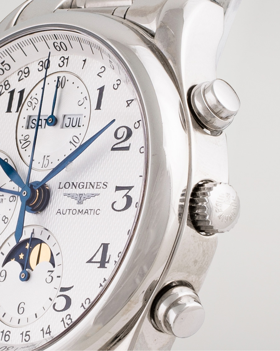 Men | Pre-Owned & Vintage Watches | Longines Pre-Owned | Master Collection L2.673.4.03.6 Steel White