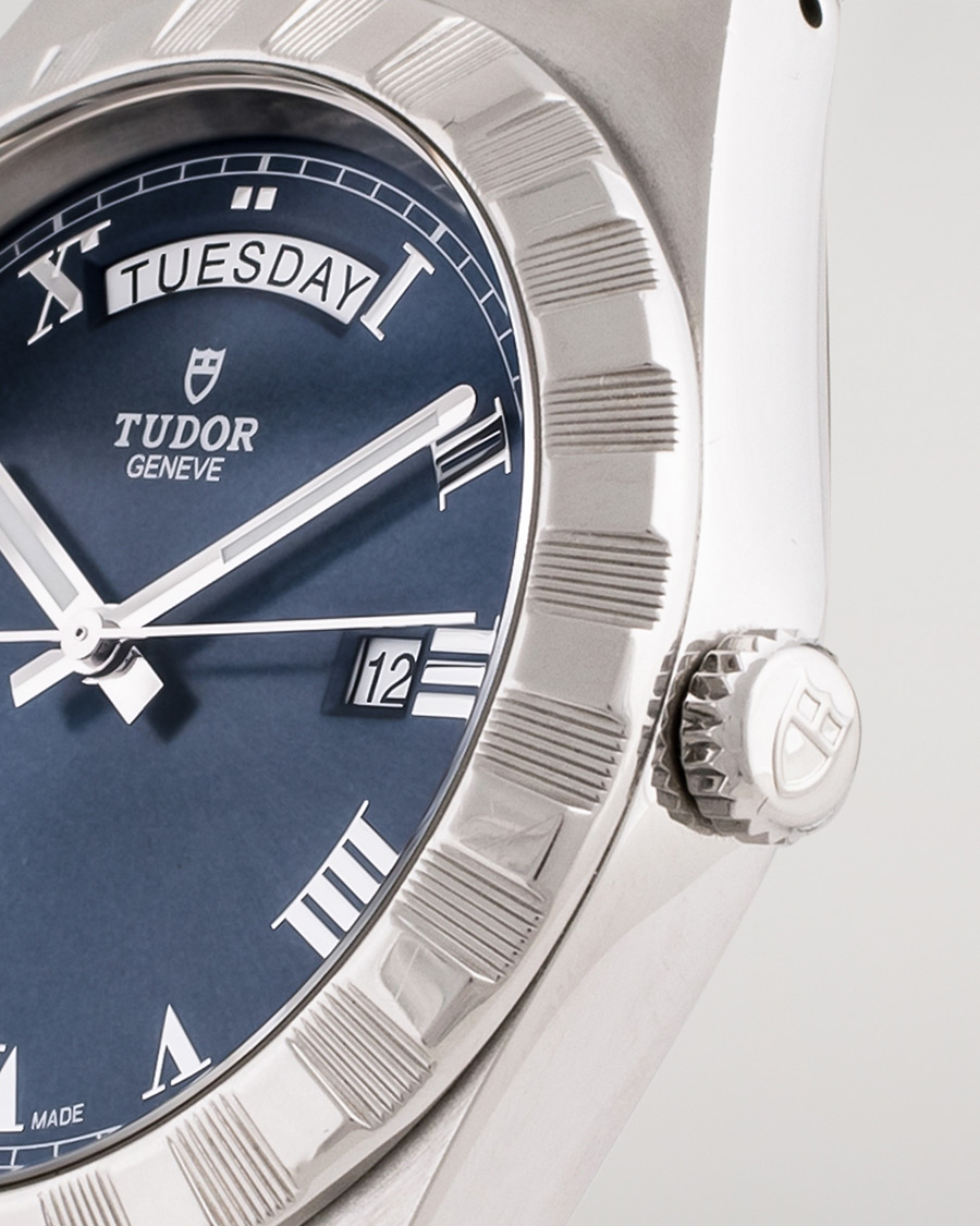 Men | Pre-Owned & Vintage Watches | Tudor Pre-Owned | Royal Date Day 28600-91060 Steel Blue