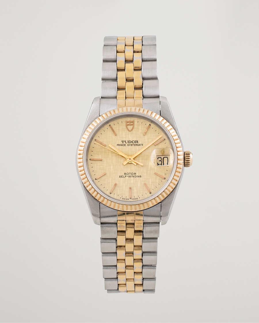 Men | Pre-Owned & Vintage Watches | Tudor Pre-Owned | Prince Oysterdate 74033 Gold Steel Gold