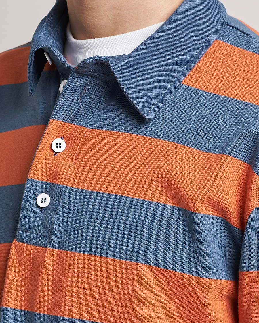 Men | Sweaters & Knitwear | Palmes | Colt Rugby Shirt Blueish Grey