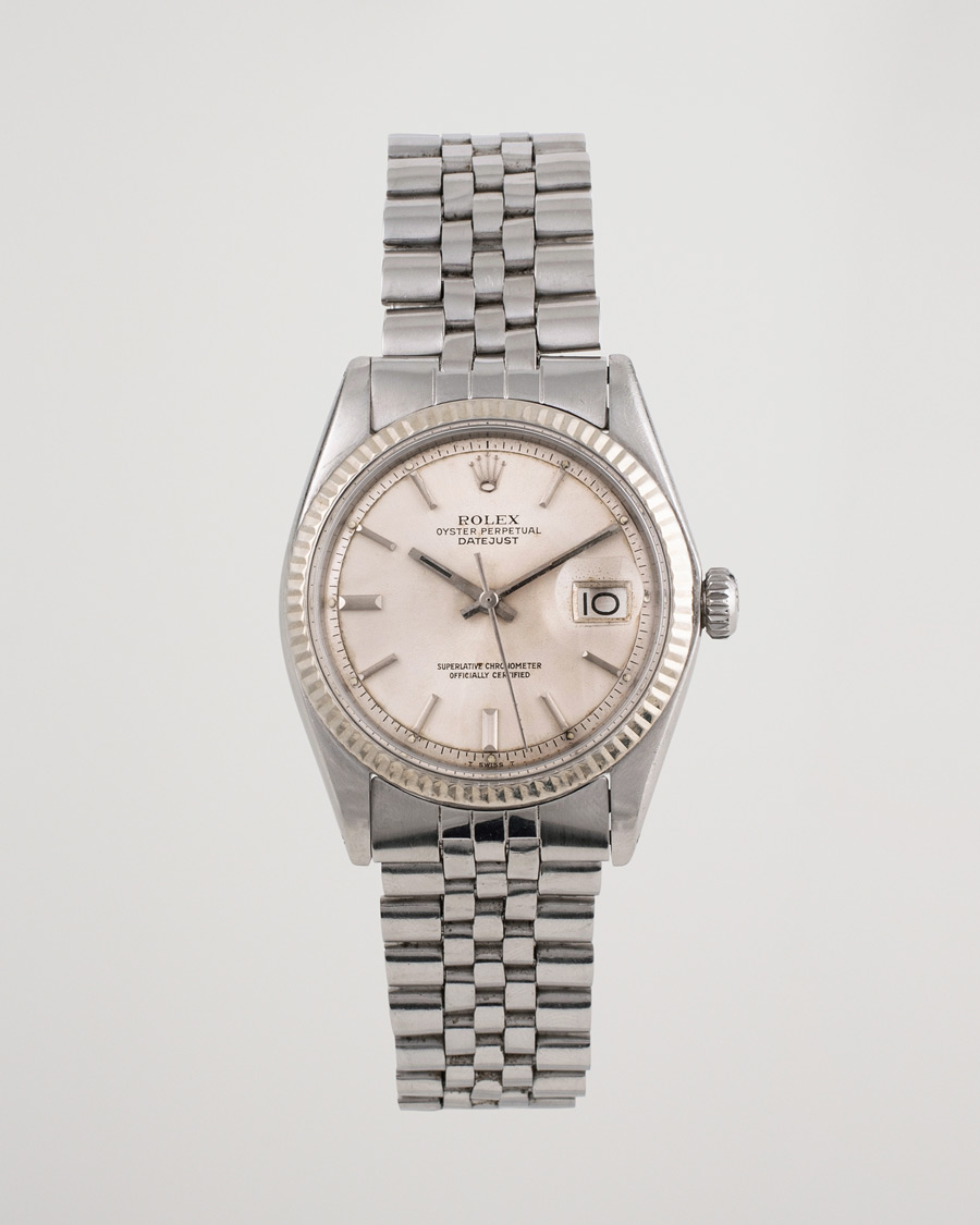 Men | Pre-Owned & Vintage Watches | Rolex Pre-Owned | Datejust 1601 Jubilee Steel Silver