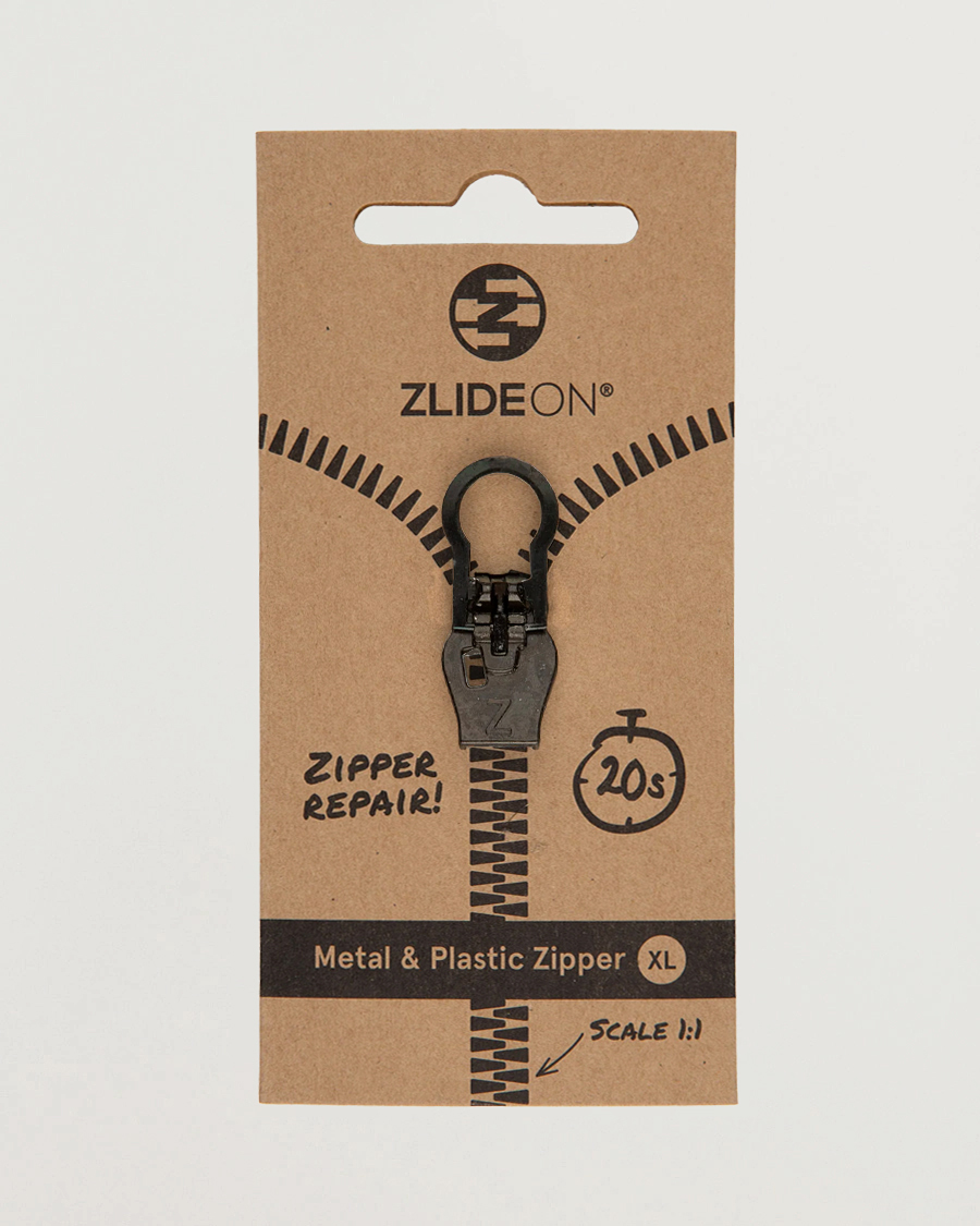 Men | Garment Care | ZlideOn | Metal & Plastic Zipper Black