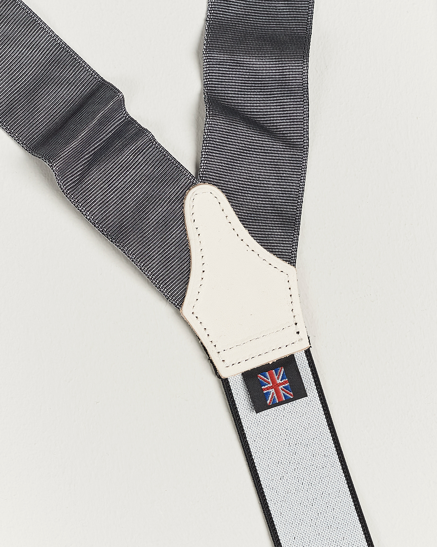 Men | Braces | Albert Thurston | Moiré Braces 40mm Grey