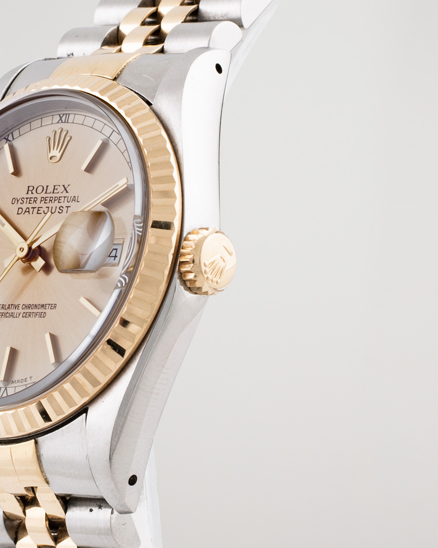 Men | Pre-Owned & Vintage Watches | Rolex Pre-Owned | Datejust 16233 Oyster Perpetual Steel/Gold Gold