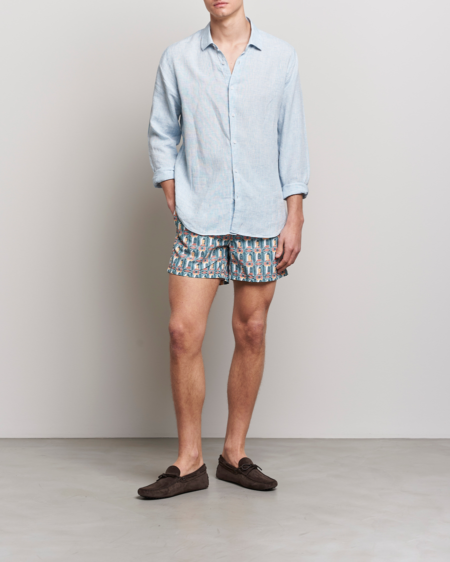 Men | Swimwear | Ripa Ripa | Printed Swimshorts Green