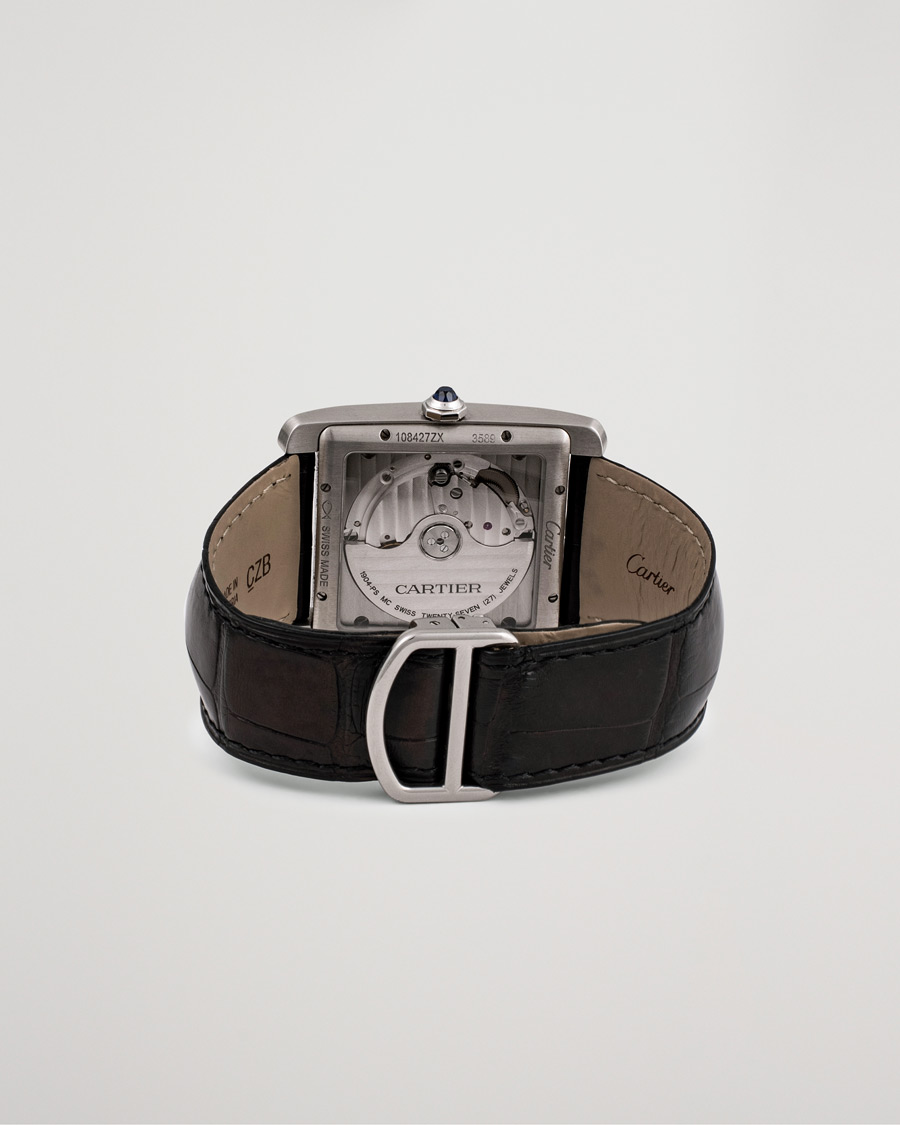 Men | Pre-Owned & Vintage Watches | Cartier Pre-Owned | Tank MC W5330003 Steel White