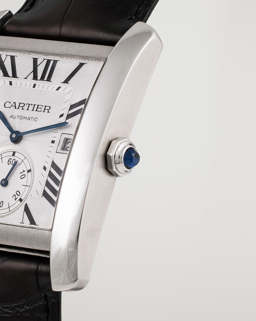 Men | Pre-Owned & Vintage Watches | Cartier Pre-Owned | Tank MC W5330003 Steel White