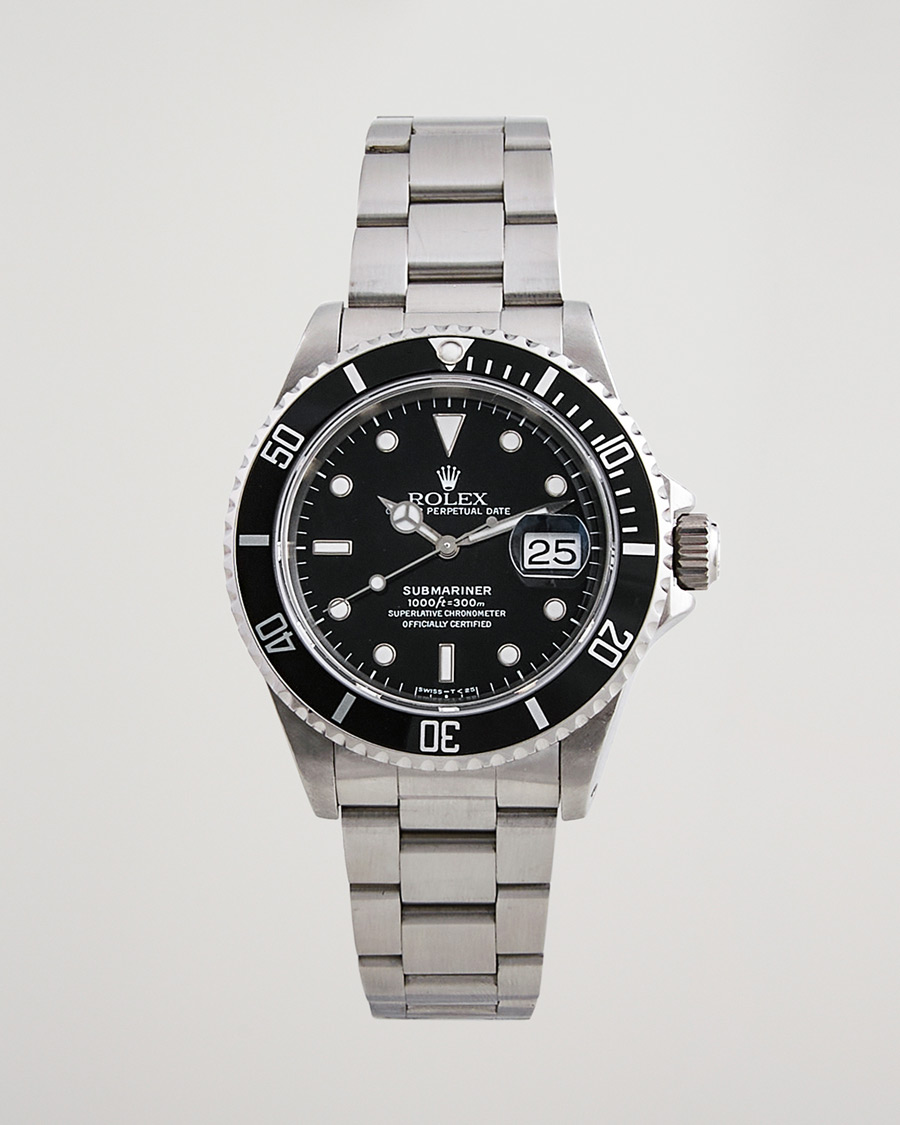 Men | Pre-Owned & Vintage Watches | Rolex Pre-Owned | Submariner Date 16610 Steel Black