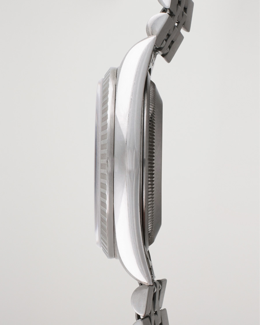 Men | Pre-Owned & Vintage Watches | Rolex Pre-Owned | Datejust 16220 Oyster Perpetual Black Steel Black