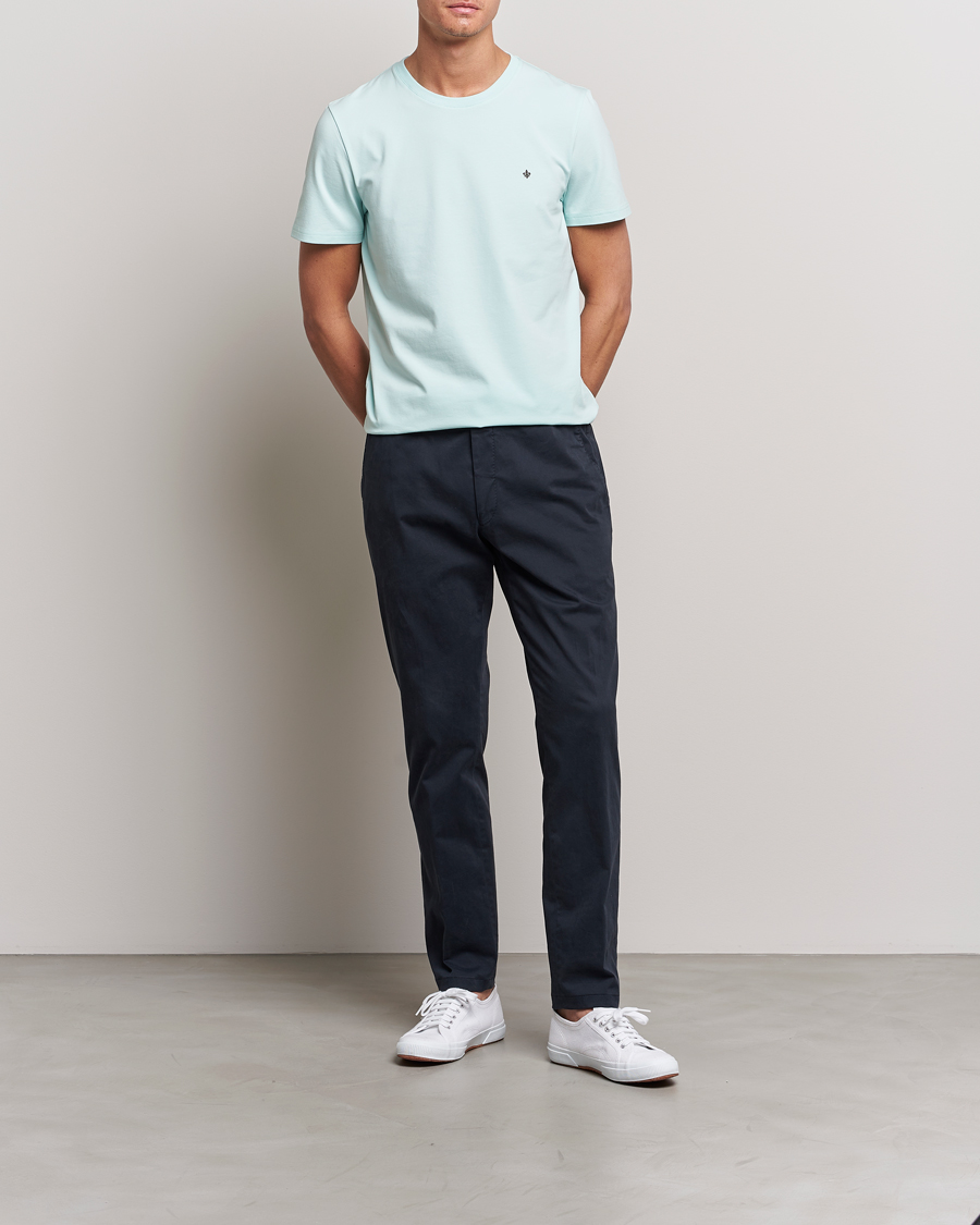 Men | T-Shirts | Morris | James Cotton T-Shirt Turquoise