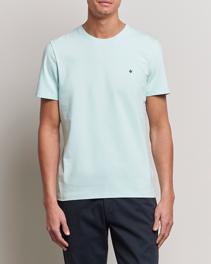 Men | T-Shirts | Morris | James Cotton T-Shirt Turquoise