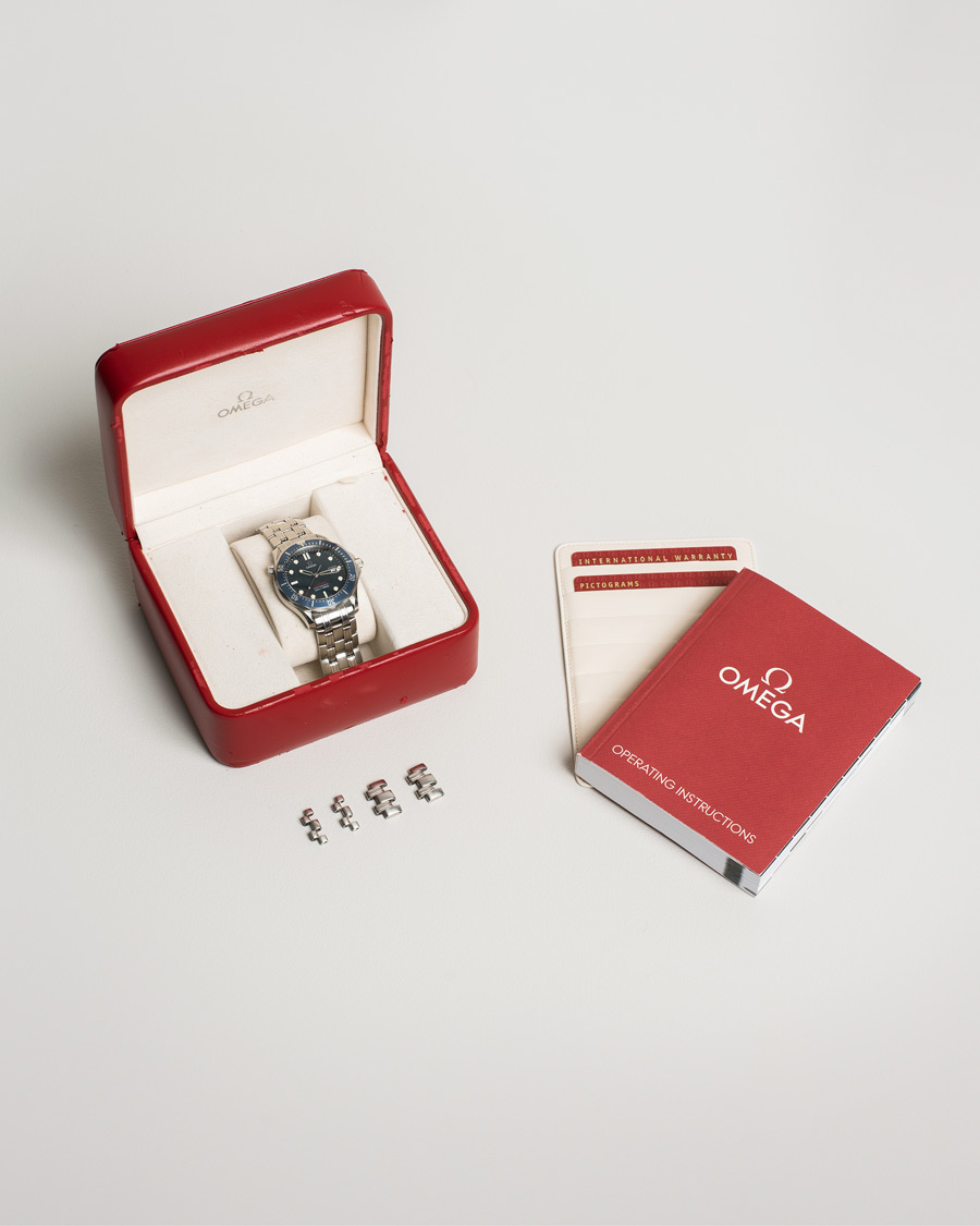 Men | Pre-Owned & Vintage Watches | Omega Pre-Owned | Seamaster Diver 300M 22218000 Steel Blue