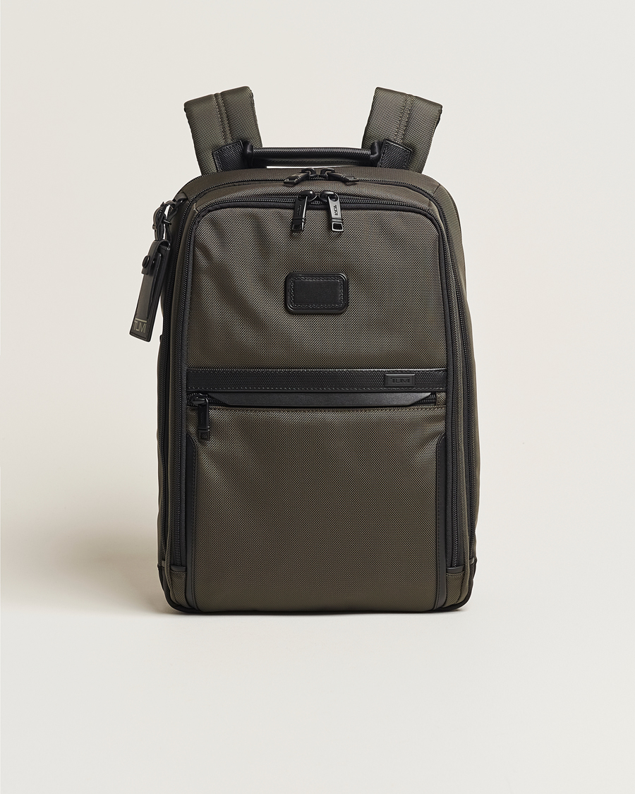 Men | TUMI Alpha 3 Slim Backpack Olive Night | TUMI | Alpha 3 Slim Backpack Olive Night