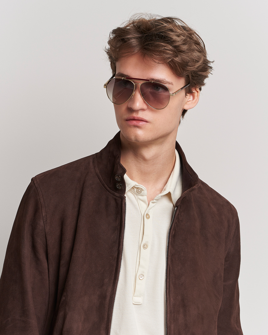 Men | Sunglasses | Gucci | GG1287S Sunglasses Havana/Gold