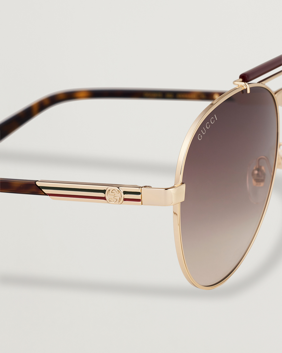 Men | Sunglasses | Gucci | GG1287S Sunglasses Havana/Gold
