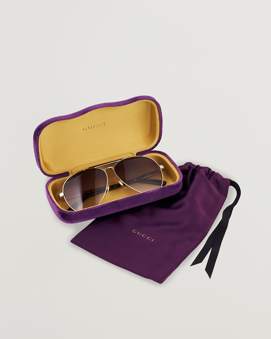 Men | Sunglasses | Gucci | GG1287S Sunglasses Havana/Gold