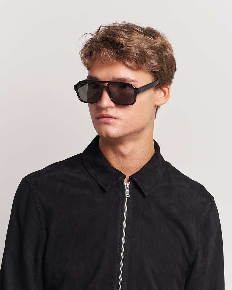Men | Sunglasses | Gucci | GG1342S Sunglasses Black Smoke