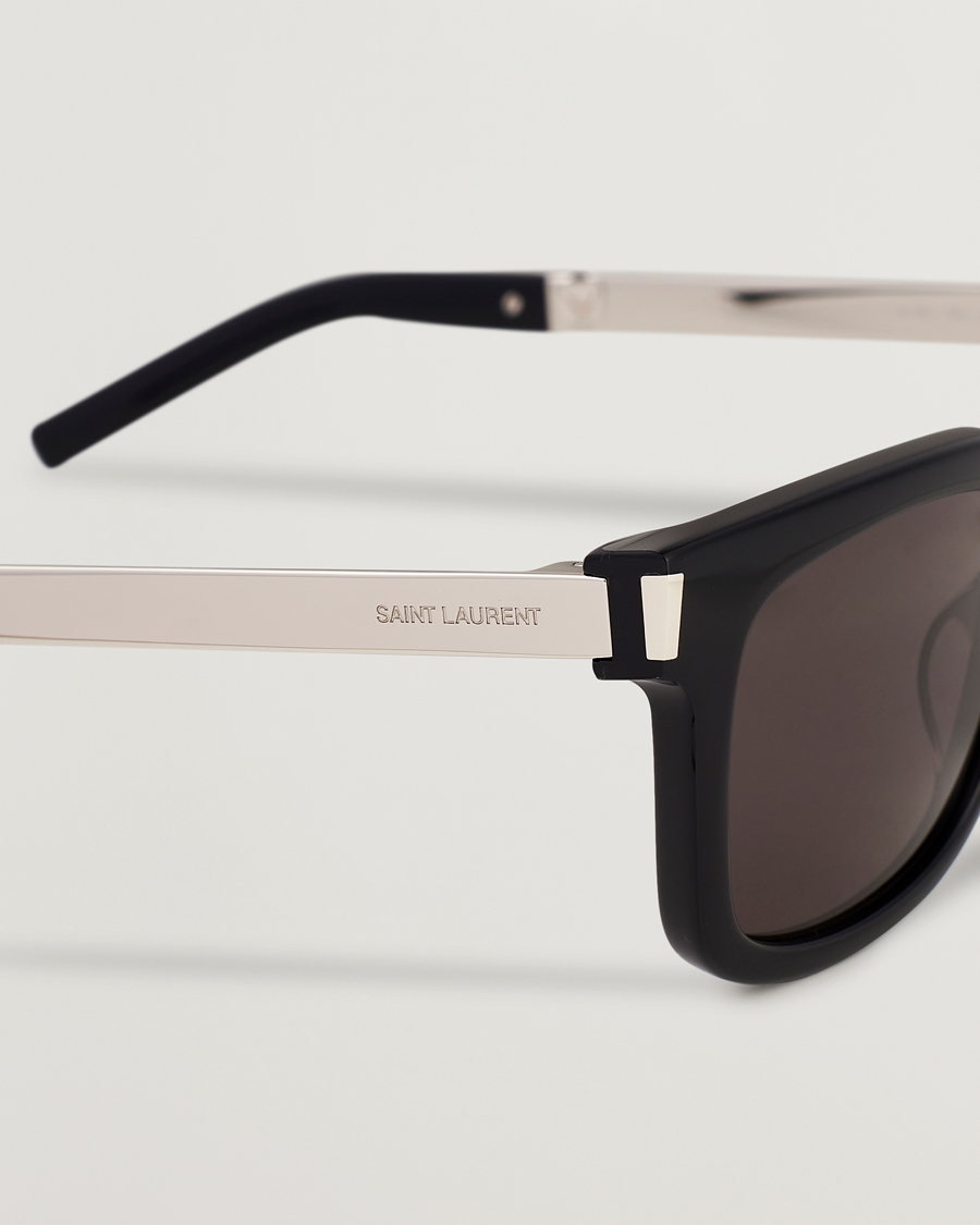 Men | Sunglasses | Saint Laurent | SL 581 Sunglasses Black/Silver