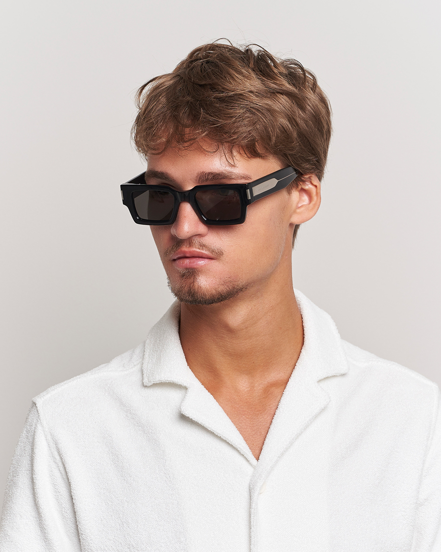 Men | Sunglasses | Saint Laurent | SL 572 Sunglasses Black/Crystal