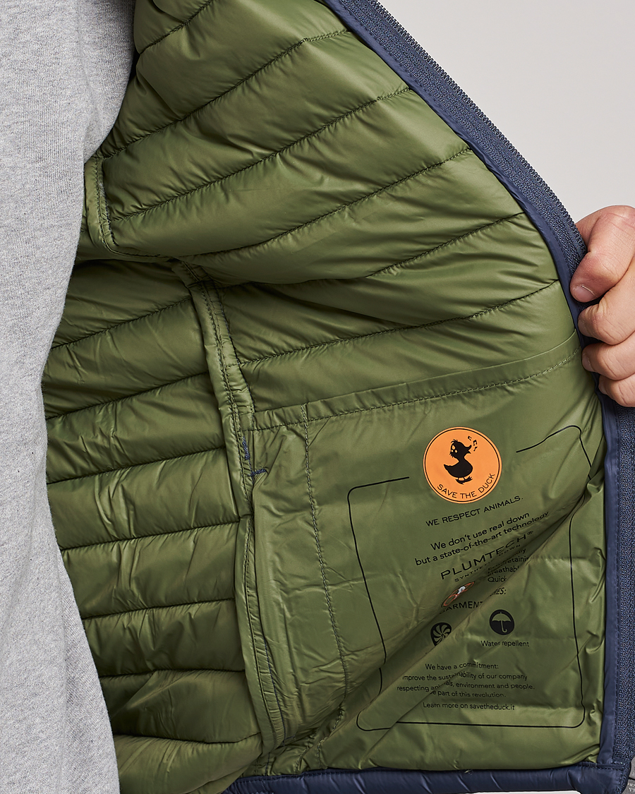 Men | Coats & Jackets | Save The Duck | Alex Lightweight Padded Jacket Ombre Blue